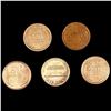 Image 2 : (5) Wheat Cents UNCIRCULATED