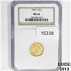 Image 1 : 1929 $2.50 Gold Quarter Eagle NGC MS62