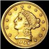 Image 1 : 1905 $2.50 Gold Quarter Eagle CHOICE BU