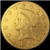 Image 1 : 1848 $10 Gold Eagle NICELY CIRCULATED