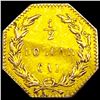 Image 2 : 1875 Oct California Gold Half Dollar ABOUT UNC