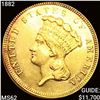 Image 1 : 1882 $3 Gold Piece UNCIRCULATED
