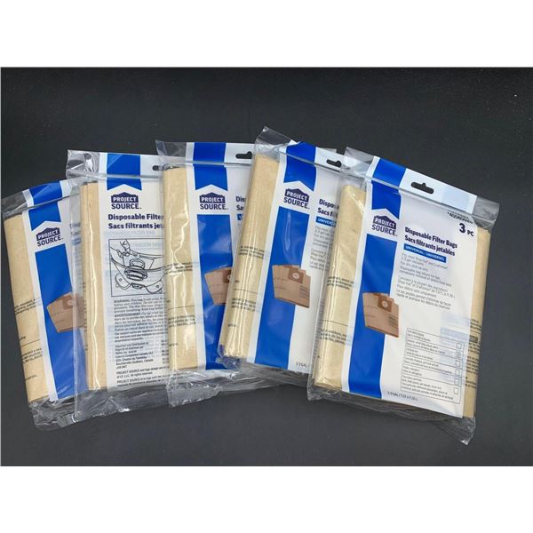 Project Source Disposable Filter Bags (5 x 3)