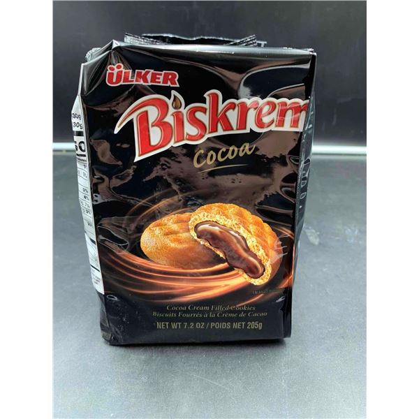 Ulker Biskrem Cocoa-Cocoa Cream Filled Cookies (205g)