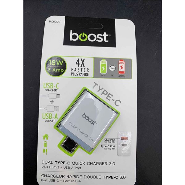 Boost Type-C Quick Charger 3.0 USB Port