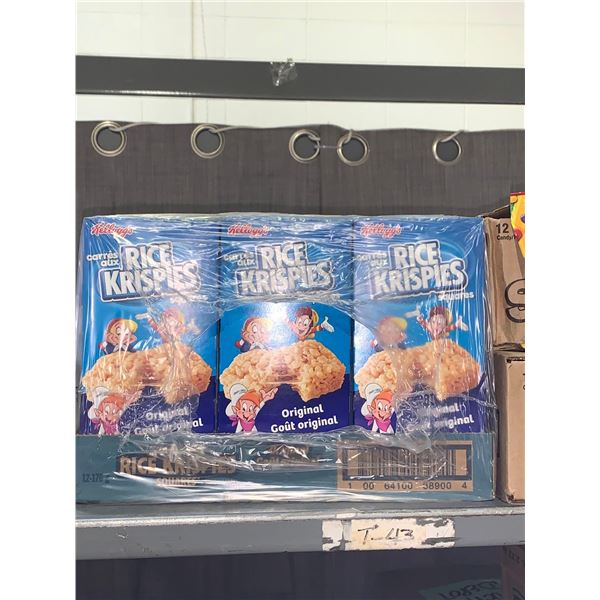 CASE LOT Kellogs Rice Krispies Squares 12 x 176g