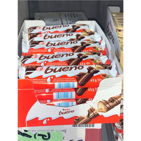 CASE LOT Kinder Bueno Bars 20 x 43g Milk Chocolate