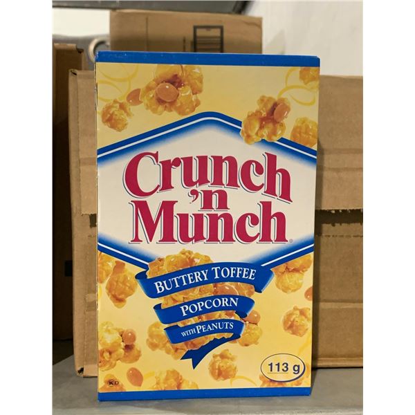 CASE LOT Crunch'nMunch Buttery Toffee Popcorn 12 x 113g