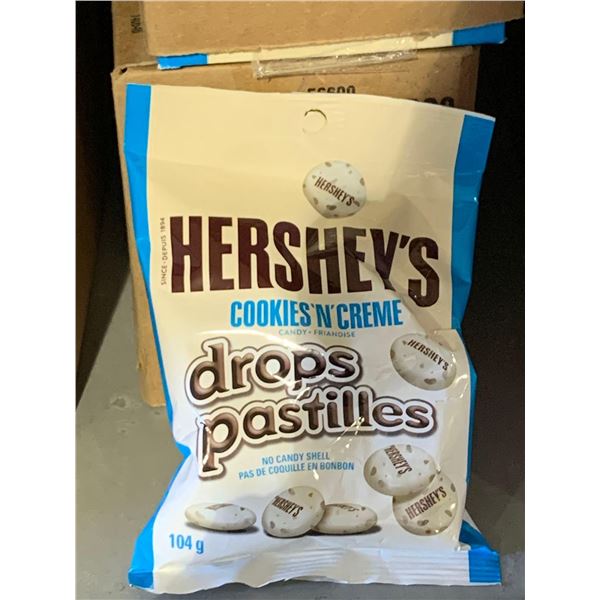 CASE LOT Hershey's Cookies 'n' Creme Drops 10 x 104g