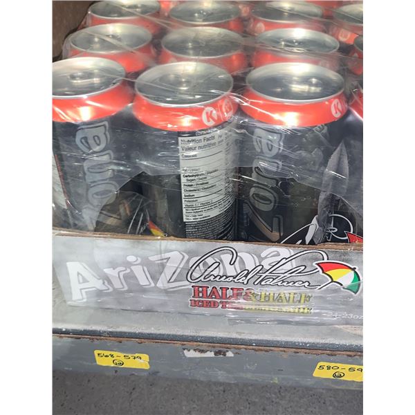 CASE LOT Arnold Palmer Half & Half Iced tea / Lemonade 24x23oz