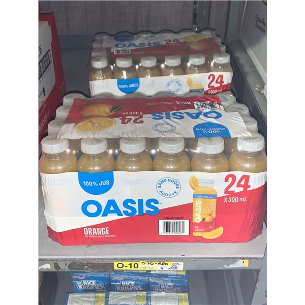 CASE LOT Oasis 100% Orange Juice 24 x 300ml