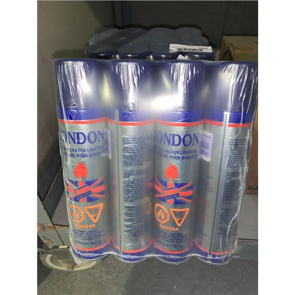 CASE LOT London Propane Gas for Lighters 12 x 300ml