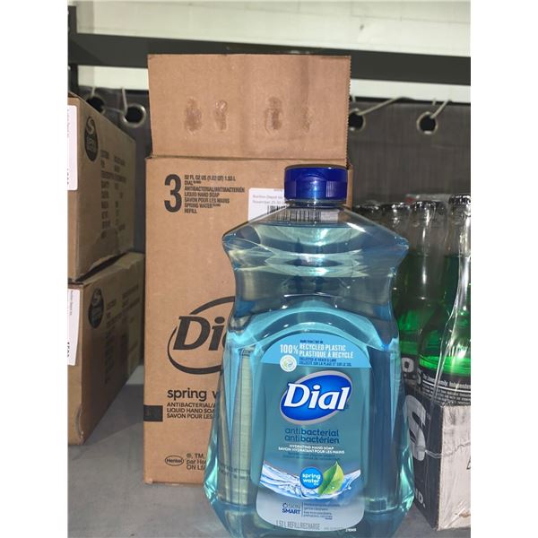 CASE LOT Dial Antibacterial Hand Soap 3x 1.53L