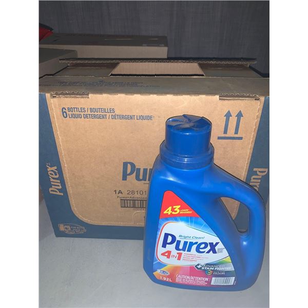 CASE LOT Purex 4 in 1 Concentrated Detergent 6 x 1.92L