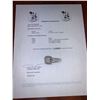 Image 4 : Natural Diamond Round Cut .95 Carat , .925 Silver Ladies Cluster Ring with Certificate Value $2200.0