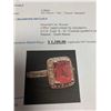 Image 5 : Ladies Natural Ruby emerald cut 1.95 solitaire ring with Certificate Value $1100.00