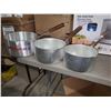 Image 2 : NEW lot of 3 Pots  National Cookware Brand