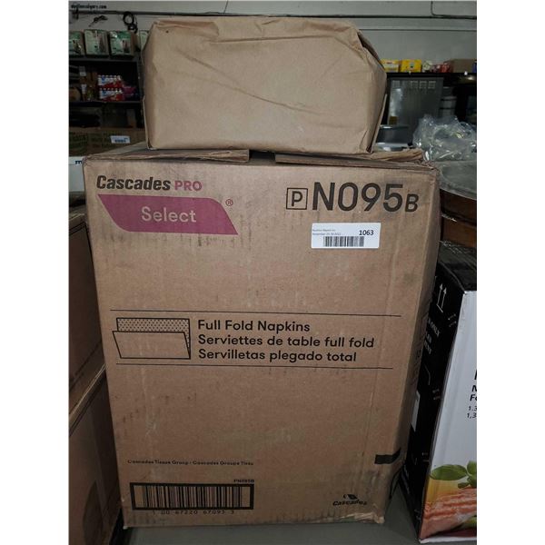 CASE LOT Cascades Pro Full Fold Napkins 16 x 375