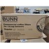 Image 1 : CASE LOT BUNN Commercial Coffee filters for 12 Cup Brewers Regular 1000 Count