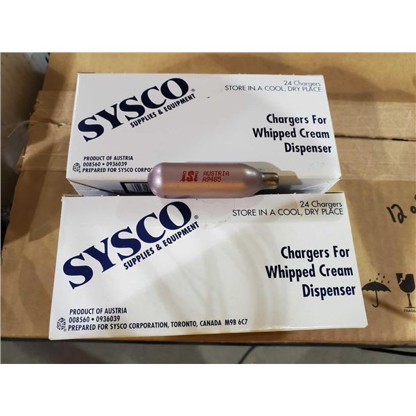 NEW Sysco Chargers for Whipped Cream Dispenser 24 per box LOT of 2