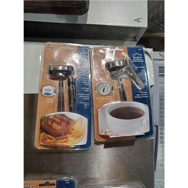 NEW Taylor Connoisseur Digital Instant Read Thermometer & Hot Beverage Thermometer