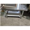 Image 1 : Chef's Mate Stainless steel 2 tier prep table/Equipment Stand