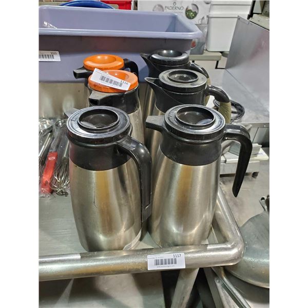 Lot of 6 Coffee Carafes