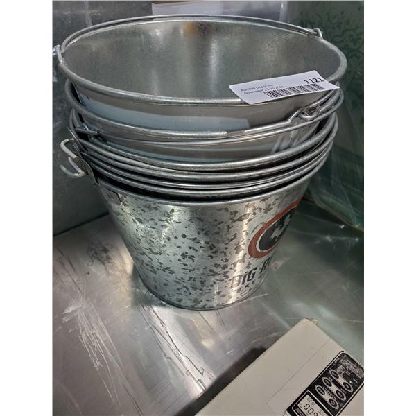Lot of 6 Ice Buckets