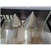Image 2 : Lot of 2 Stainless Steel Fine mesh Strainers