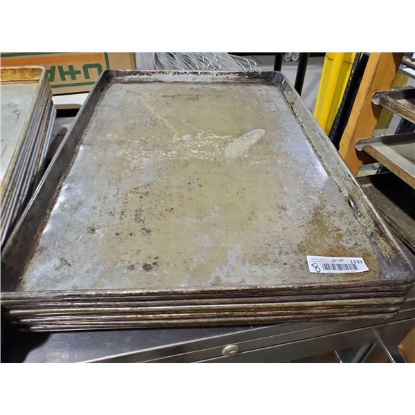 Lot of 8 Sheet Pans 18 x 26"