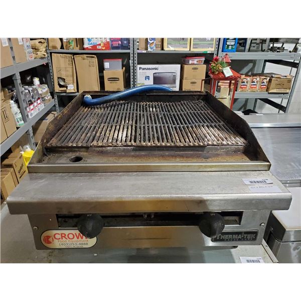 Therma Tek double burner Natural gas char broiler15hx24lx31d