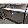 Image 1 : Coldstream Model CSSU-60 Double door refrigerated sandwich/salad prep Table