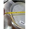 Image 2 : Lot of 10 Aluminum Steel Pans 14"