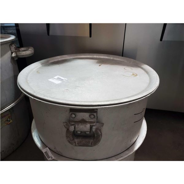 NEW Wagas Shahis commercial Aluminum Pot w/ lid 24D x 12 inch