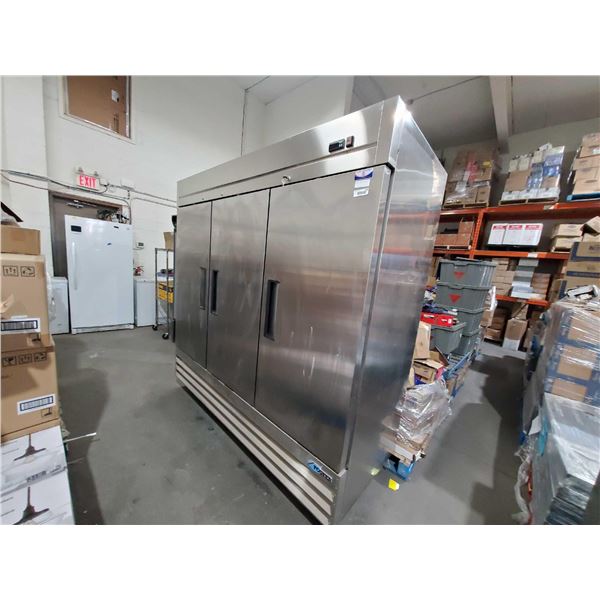Stainless Steel Triple Door Reach in Freezer Model  F-72F