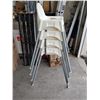 Image 5 : Lot of 4 plastic high chairs