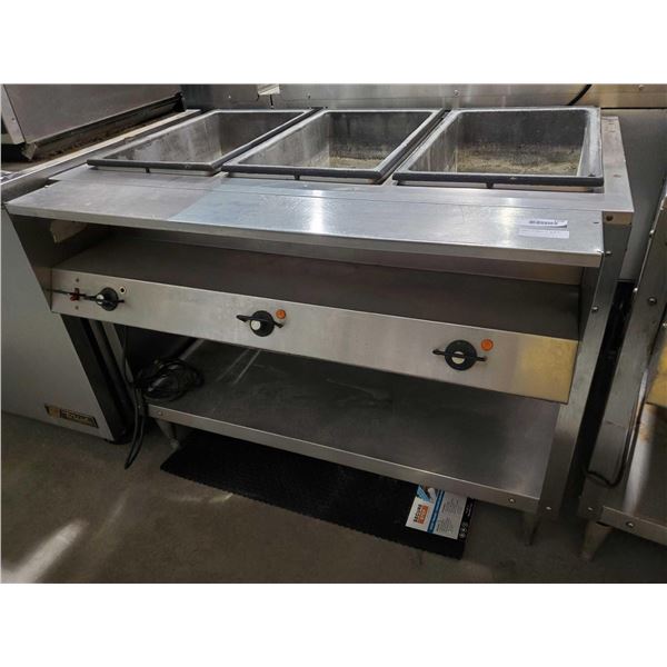 Vollrath Steam Table (3) Wells & Prep Area