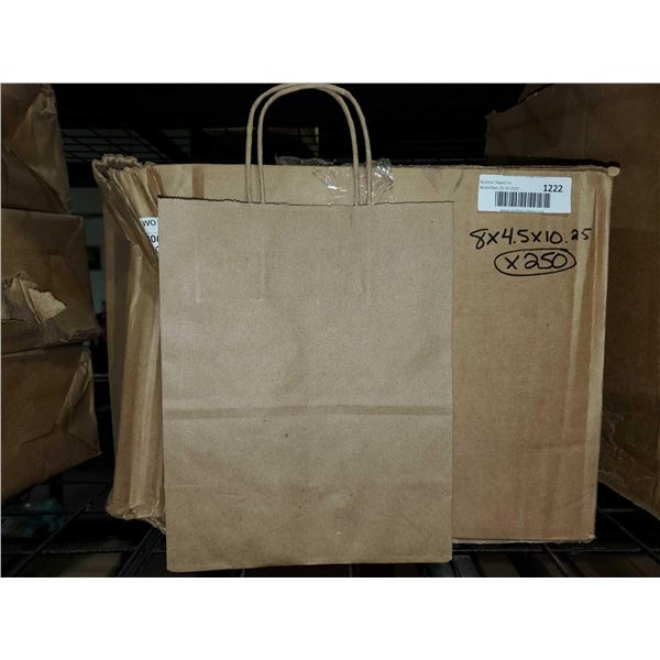 CASE LOT Dubl Life Paper bags 8x4.5x10.25  X's 250