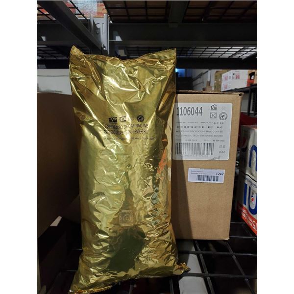 CASE LOT Circle K WB Espresso Decaf Rac Coffee 8 x 2lb Bags