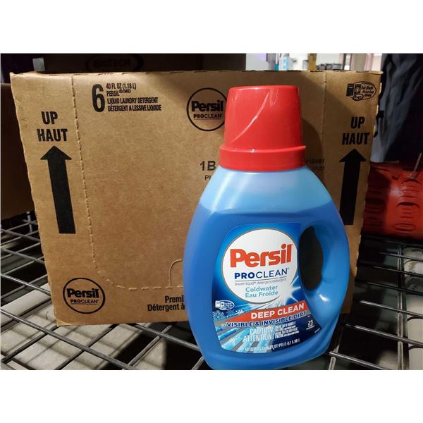 CASE LOT Persil Cold Water Deep Clean Power liquid detergent 6x1.18L