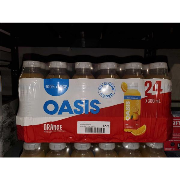 CASE LOT Oasis Orange Juice 24x300ml