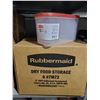 Image 1 : CASE LOT Rubbermaid Containers