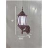 Image 2 : NEW Canarmna Outdoor Lantern Oil rubbed bronze / clear bevelled glass Set of 2