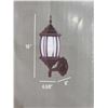 Image 2 : NEW Canarmna Outdoor Lantern Oil rubbed bronze / clear bevelled glass Set of 2