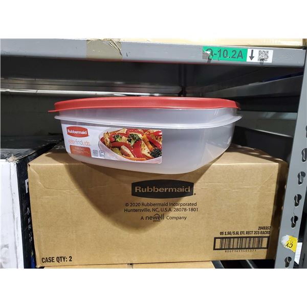 CASE LOT Rubbermaid 5.6L Container x 2