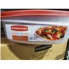 Image 2 : CASE LOT Rubbermaid 5.6L Container x 2
