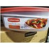 Image 2 : CASE LOT Rubbermaid 5.6L Container x 2