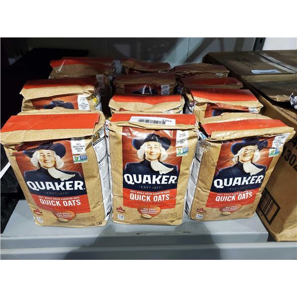 CASE LOT Quaker Quick Oats 1kg x 12