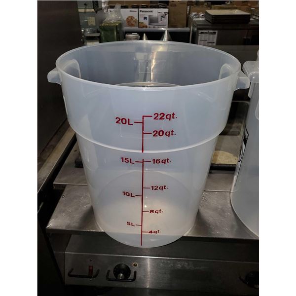 Lot Of 3 - 20L Measuring Tub Containers