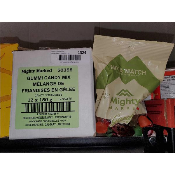 CASE LOT Mighty Marked Gummi Candy Mix 12x150g